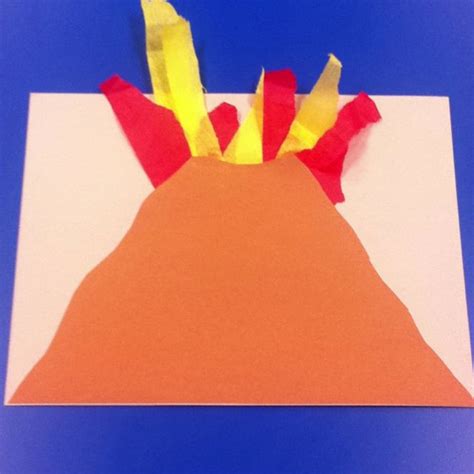 volcano themed crafts for kids