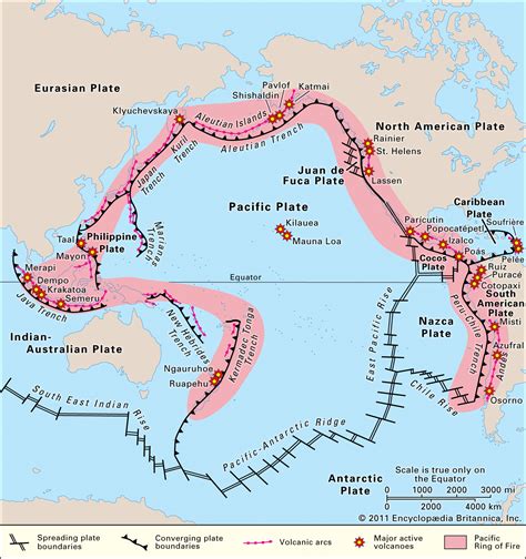 volcanoes located in the ring of fire