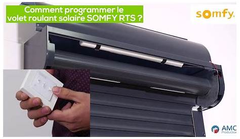 Programmation volet roulant Somfy situo rts