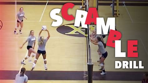 Volleyball Drill Scramble