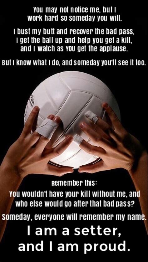 Volleyball Setter Quote: Communication