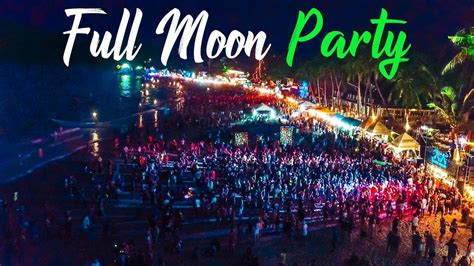 Die Full Moon Party steigt jeden Vollmond am Strand von