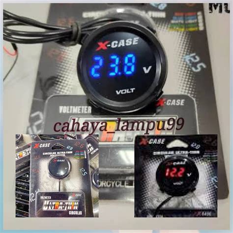 Volt Meter Digital Bulat