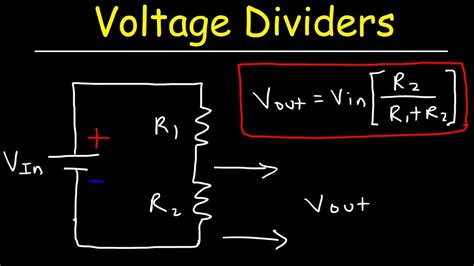 voltage divider formula series circuit