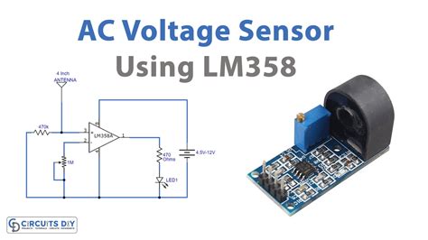 Voltage Sensor Using Lm358