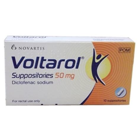 Voltarol Suppository 50Mg