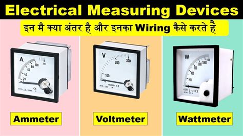 Voltmeter Ammeter Wattmeter