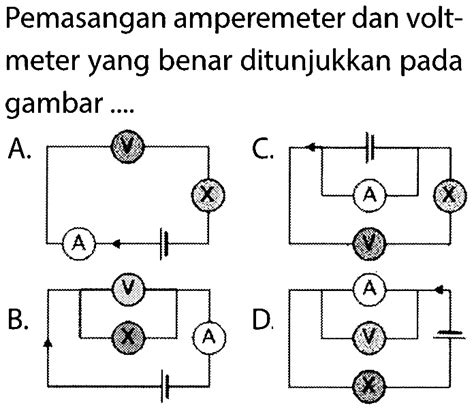 Voltmeter Dipasang Secara …