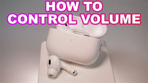 Volume Control Apple Airpods
