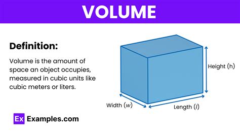 volume meaning in urdu and examples pdf