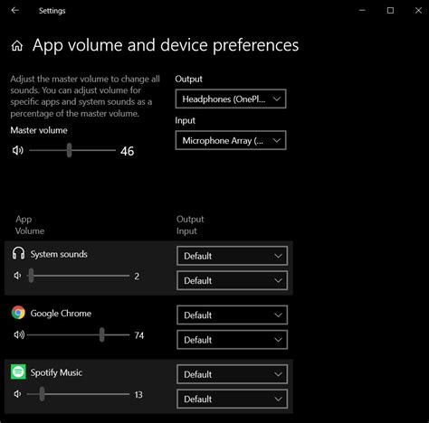 Volume Mixer App Windows 10