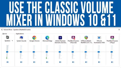 Volume Mixer Missing Windows 10