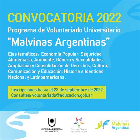 voluntariados en argentina 2022