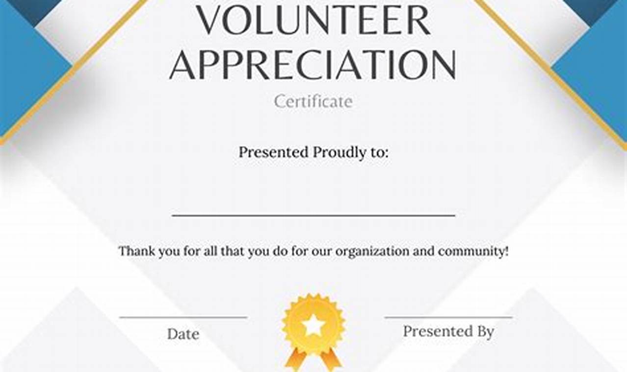 Volunteer Award