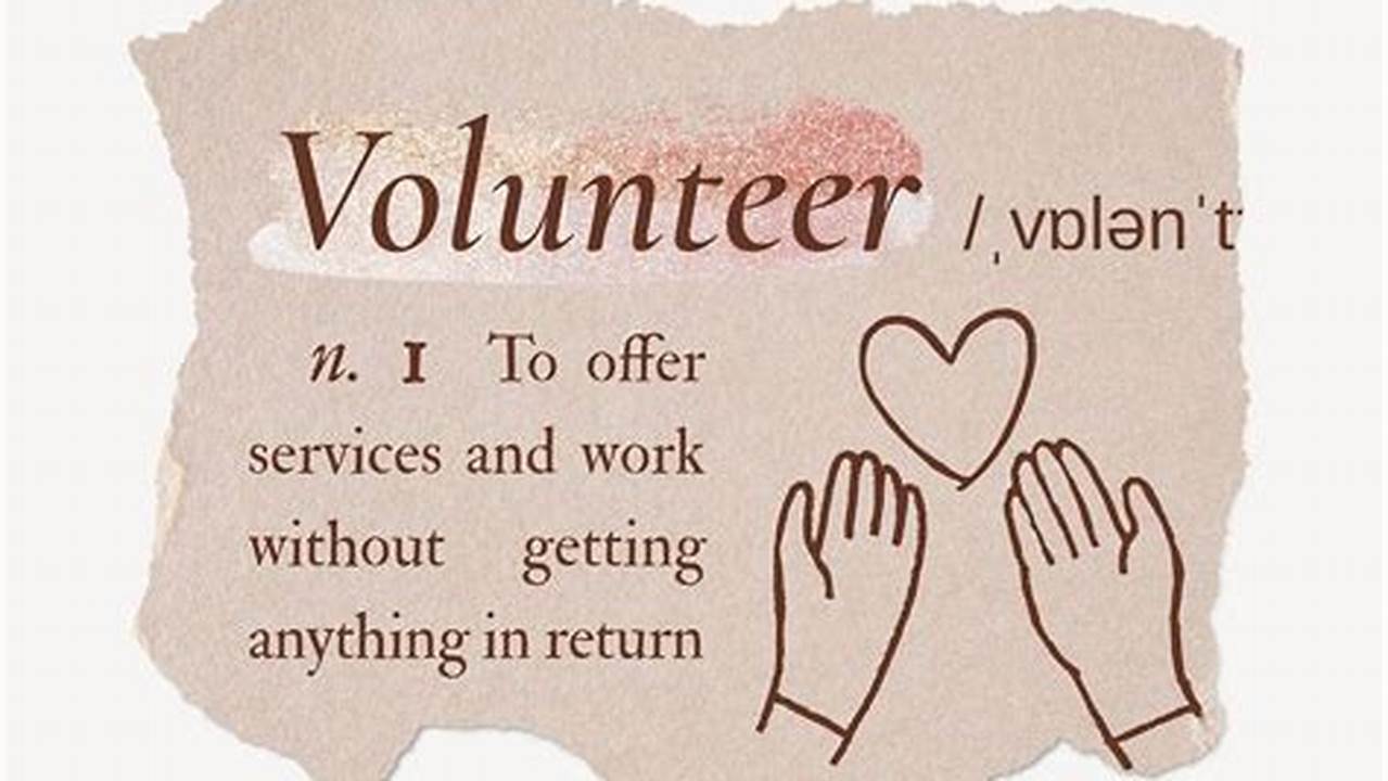 Volunteering: The Power of Giving Back