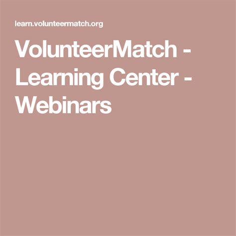 VolunteerMatch Solutions BPN Webinar Corporate Giving (& Volunteerin…