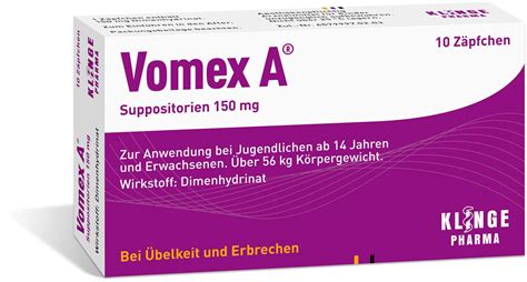 Vomex A Reise 50mg 4 Stück N1 online bestellen medpex Versandapotheke