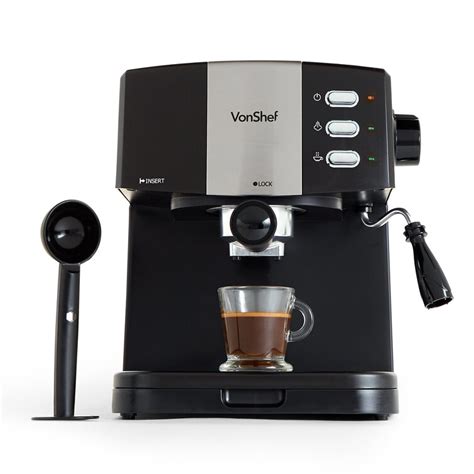 Vonshef 15 Bar Espresso Coffee Machine Review