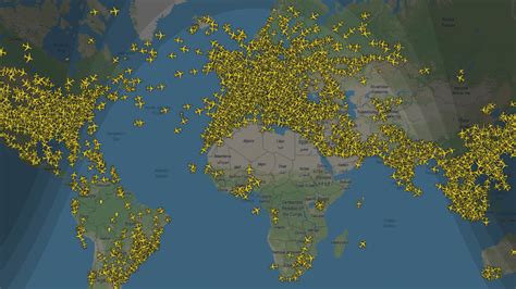 voos no mundo em tempo real