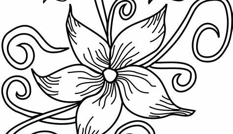 Druckbare Malvorlagen Blumen – Kinder Blumen Malvorlagen Wallpaper