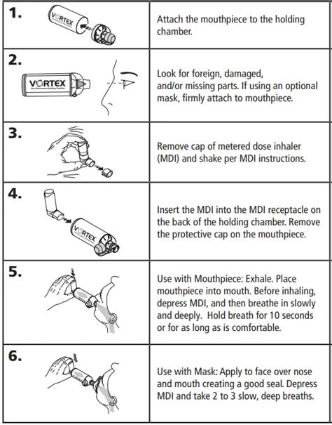 Vortex Holding Chamber Cleaning Instructions