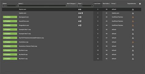 vortex mod manager how to change load order