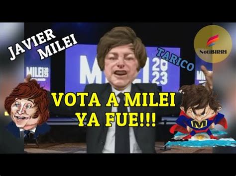 vota a milei ya fue vot