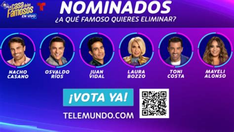 votar para la casa de los famosos