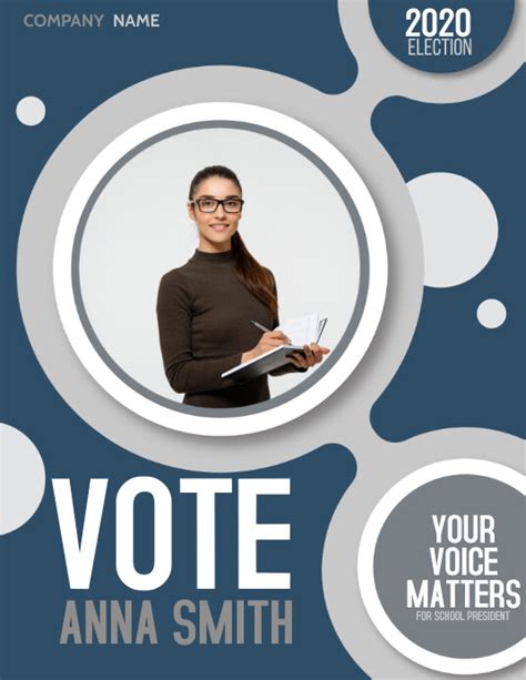 vote for me poster template