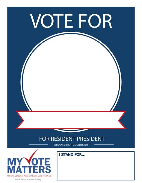 vote for president poster