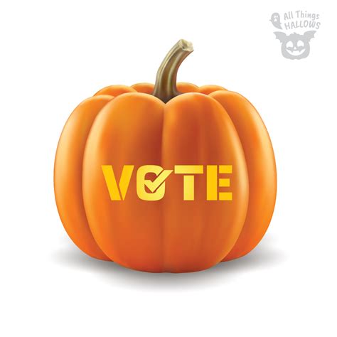 Vote Pumpkin Stencil Printable