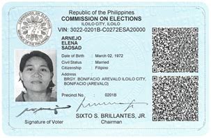 voters id number sample philippines