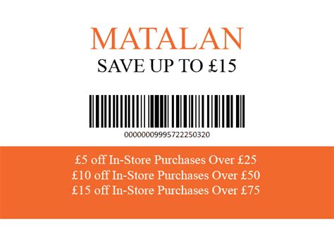 voucher codes for matalan clothing