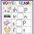 vowel team worksheets