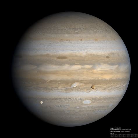 voyager 1 photos of jupiter