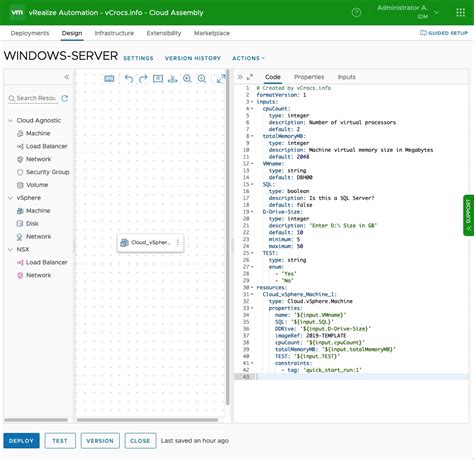 Vrealize Automation Powershell Module