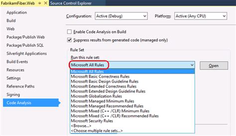 vs code analysis services