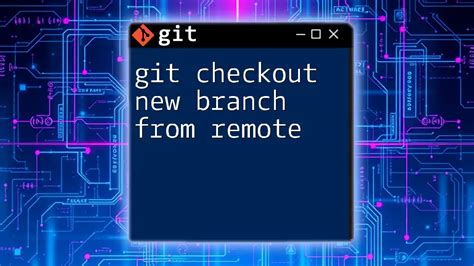 vs code checkout new remote branch