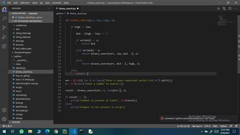 vs code command python execinterminal icon not found