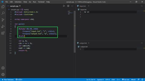vs code compile c code