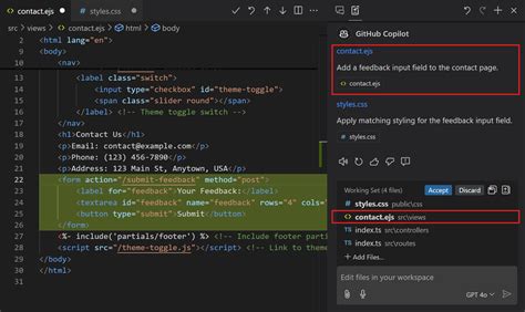 vs code configure github