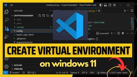 vs code create virtual environment