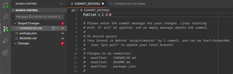 vs code edit commit message