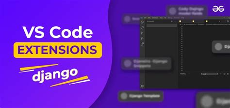 vs code extensions for python django