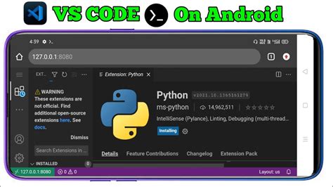 vs code for android termux