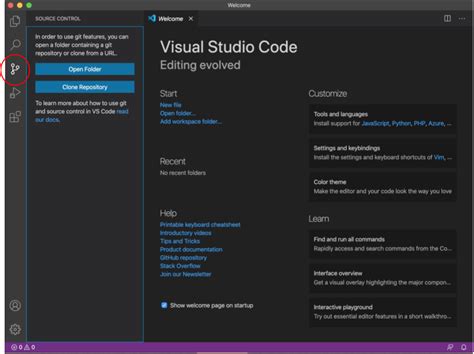 vs code git config