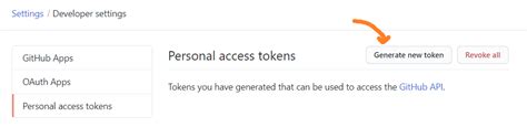 vs code github set personal access token