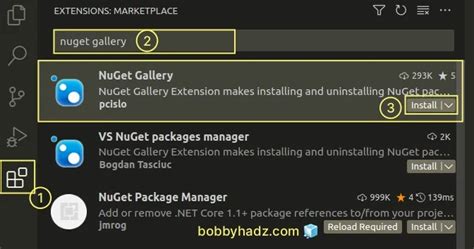 vs code install all nuget packages