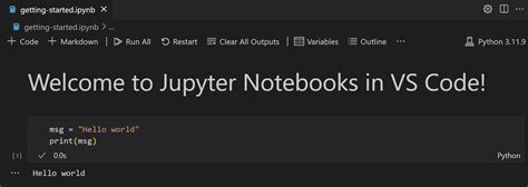 vs code jupyter notebook debug