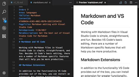 vs code markdown preview extension